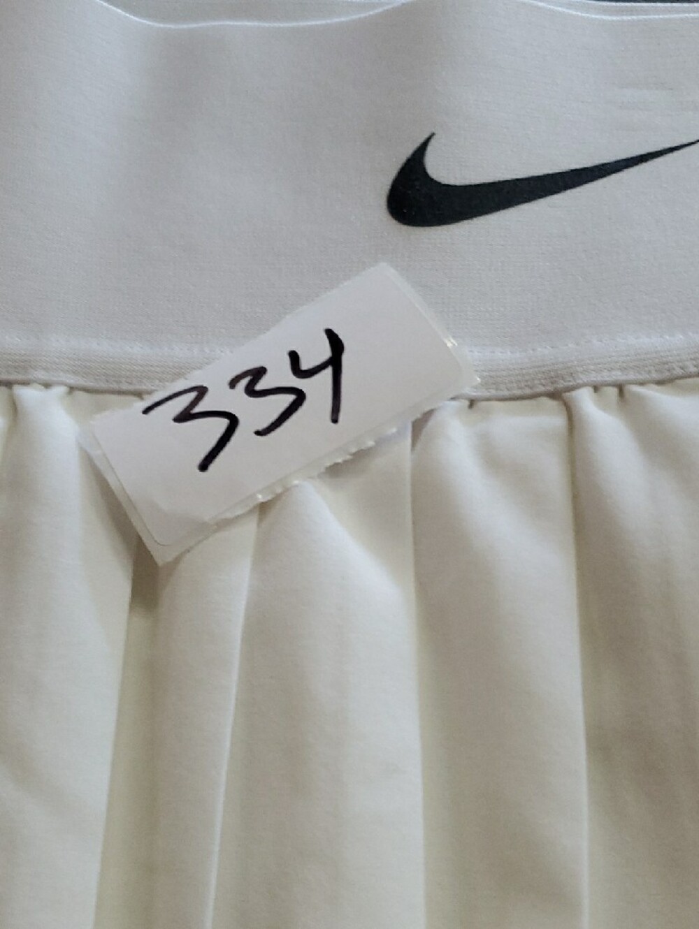 Nike White Pleated Tennis Skort with Built-In Shorts - Picture 9 of 9